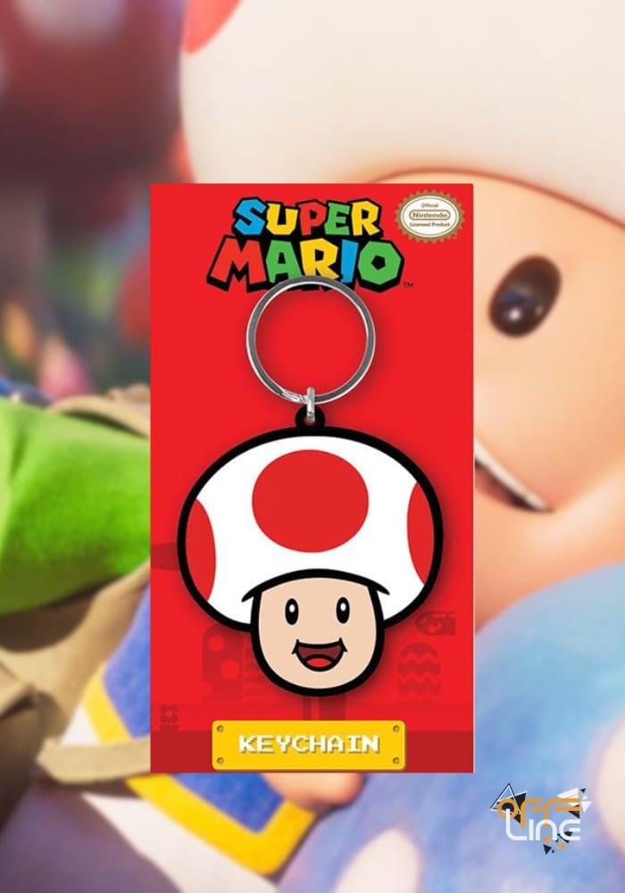 Super Mario - Přívěsek na Klíče "Toad"
