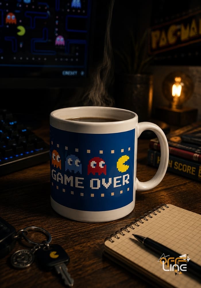 PAC MAN - Hrnek Game Over