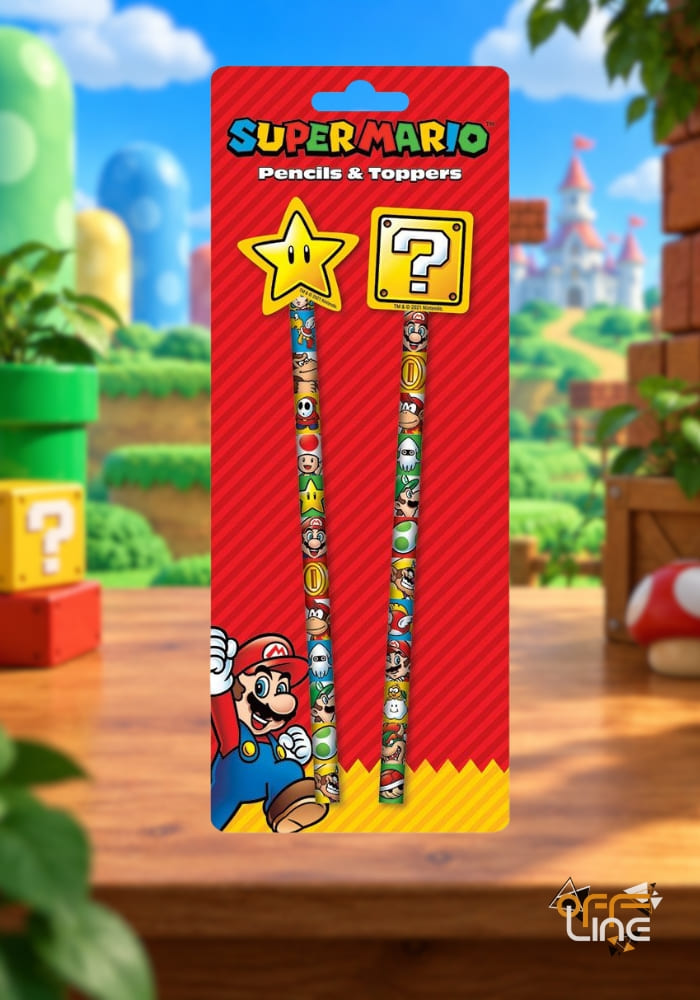 Super Mario - Školní Potřeby 2x Tužka