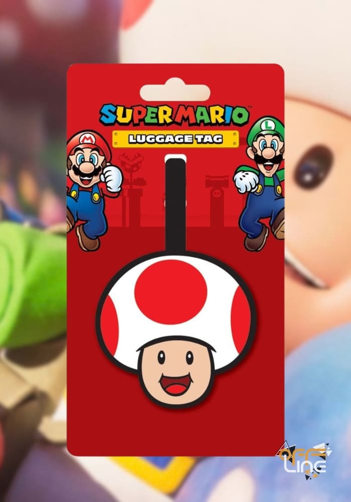 Super Mario - Jmenovka na Zavazadlo "Toad"