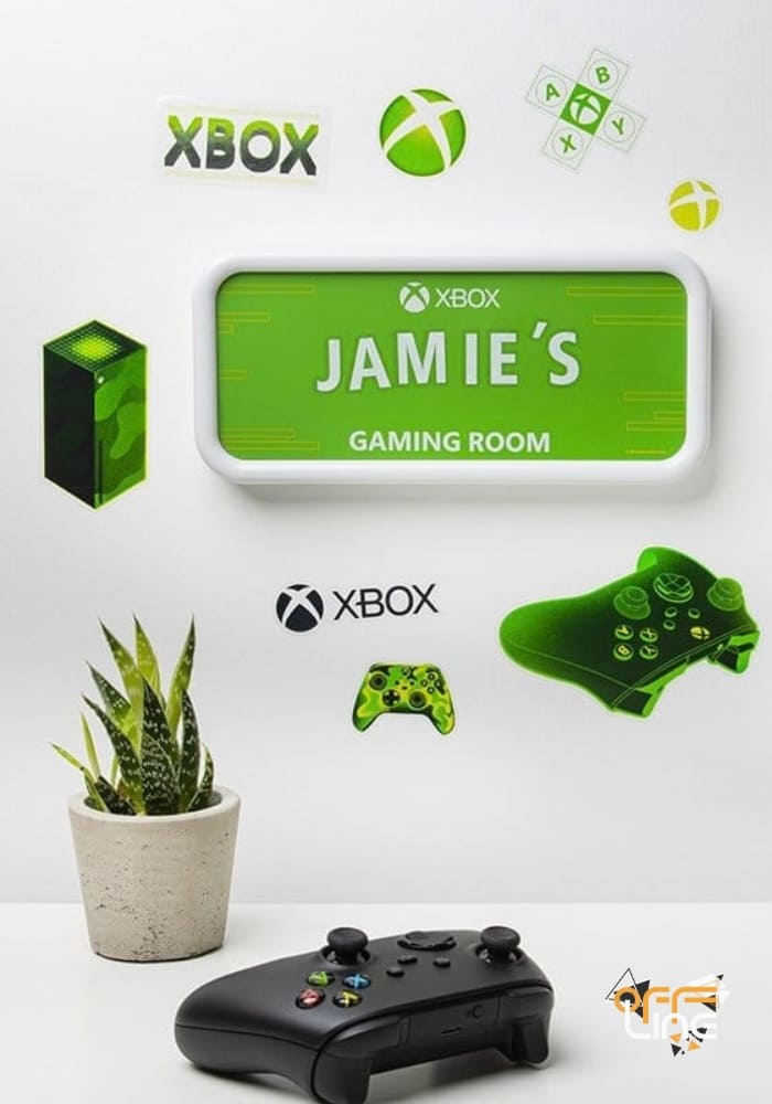 XBOX - Lampička na Zeď se Jménem