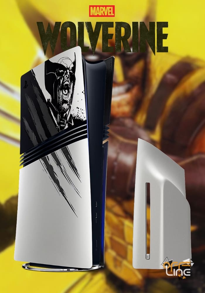 Kryt na konzoli PlayStation 5 Pro - Marvels Wolverine Adamantium Limited Edition | PS5