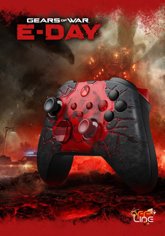 Gears of War: E-Day - Bezdrátový Ovladač XBOX Limited Edition