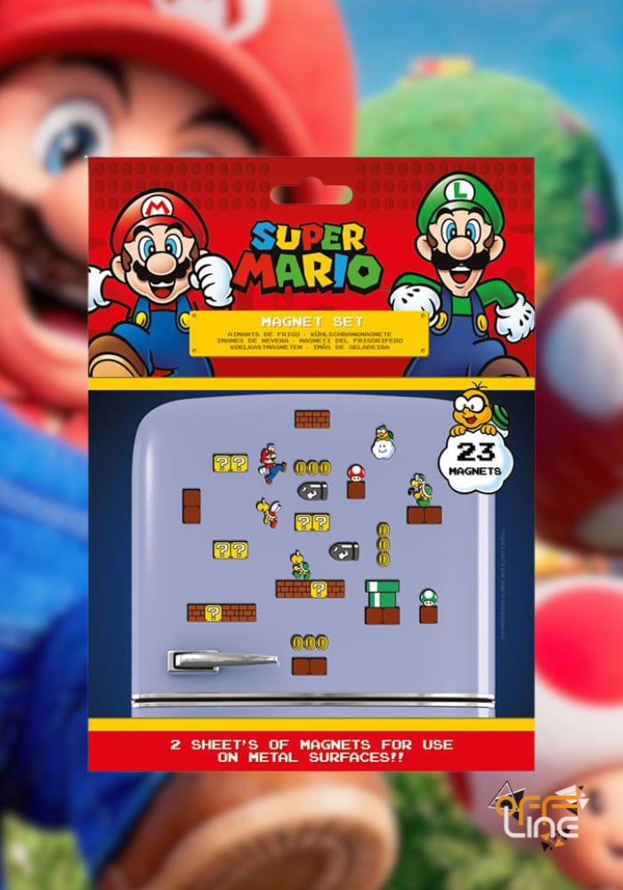Super Mario - Magnetky na Lednici