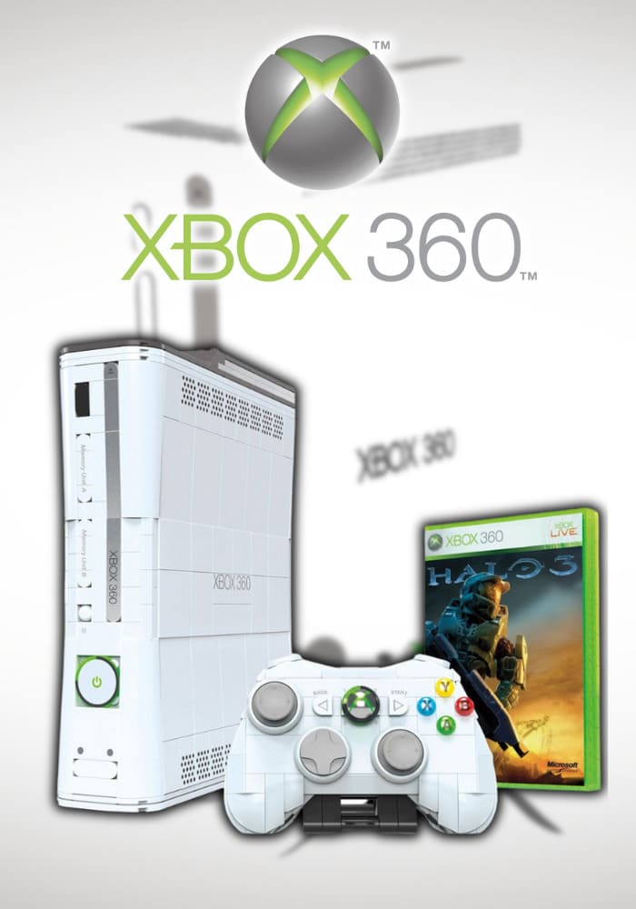 XBOX 360: MEGA Construction set replika konzole 3/4