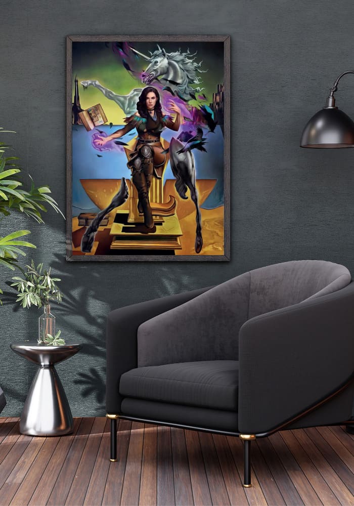 Zaklínač - Litografie "YENNEFER DALÍ"