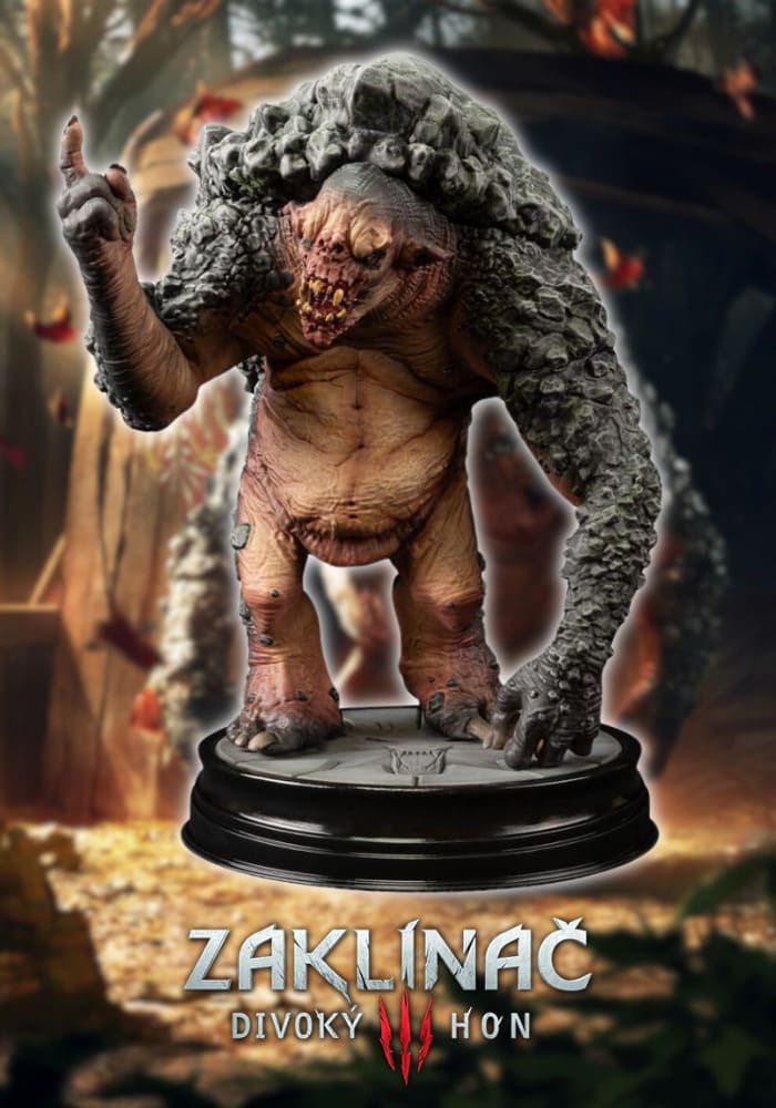 Zaklínač 3: Wild Hunt - Figurka Rock Troll 25cm