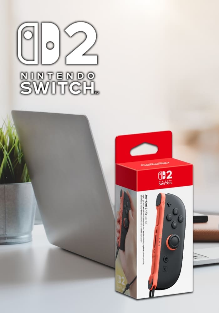 Nintendo SWITCH 2 - Ovladač Joy-Con 2 Light Red