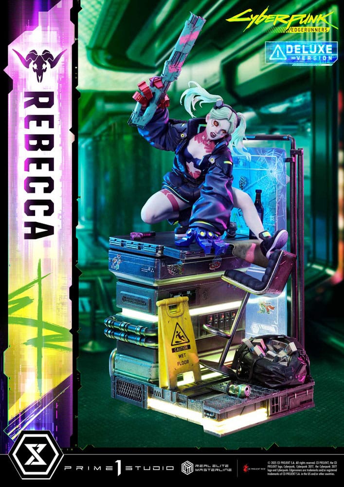 Cyberpunk: Edgerunners - Real Elite Masterline Series Statue 1:4 Rebecca Deluxe Verze (Prime 1 Studio)