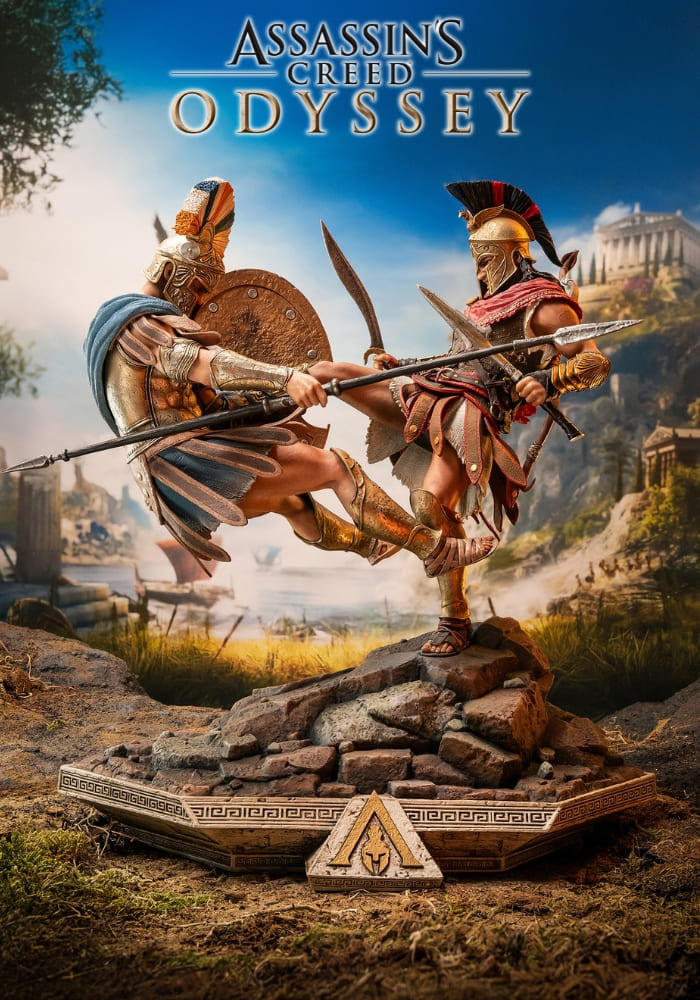 Assassin's Creed - Spartan Kick Soška 1:6 Diorama (PureArts)