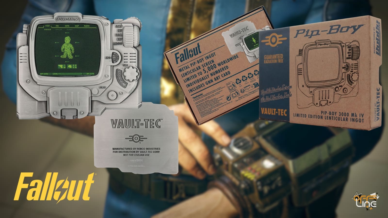 Fallout - Pip-Boy Sběratelský Ingot