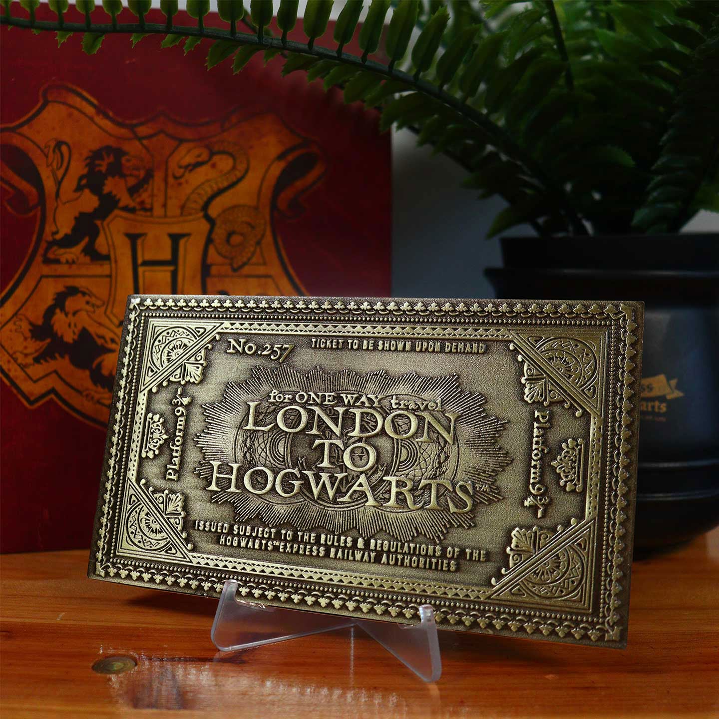 Harry Potter - Luxusní Embosovaná Jízdenka Bradavický Expres