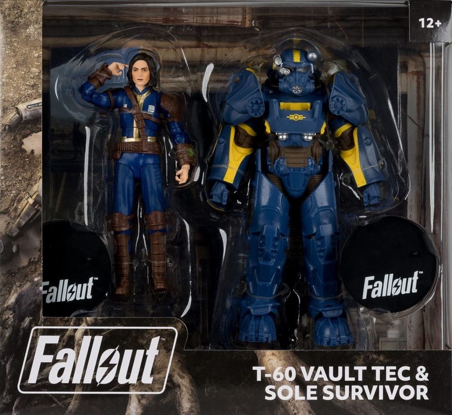 Fallout 4 - Akční Figurka "T-60 Vault Tec & Sole Survivor" [McFarlane]