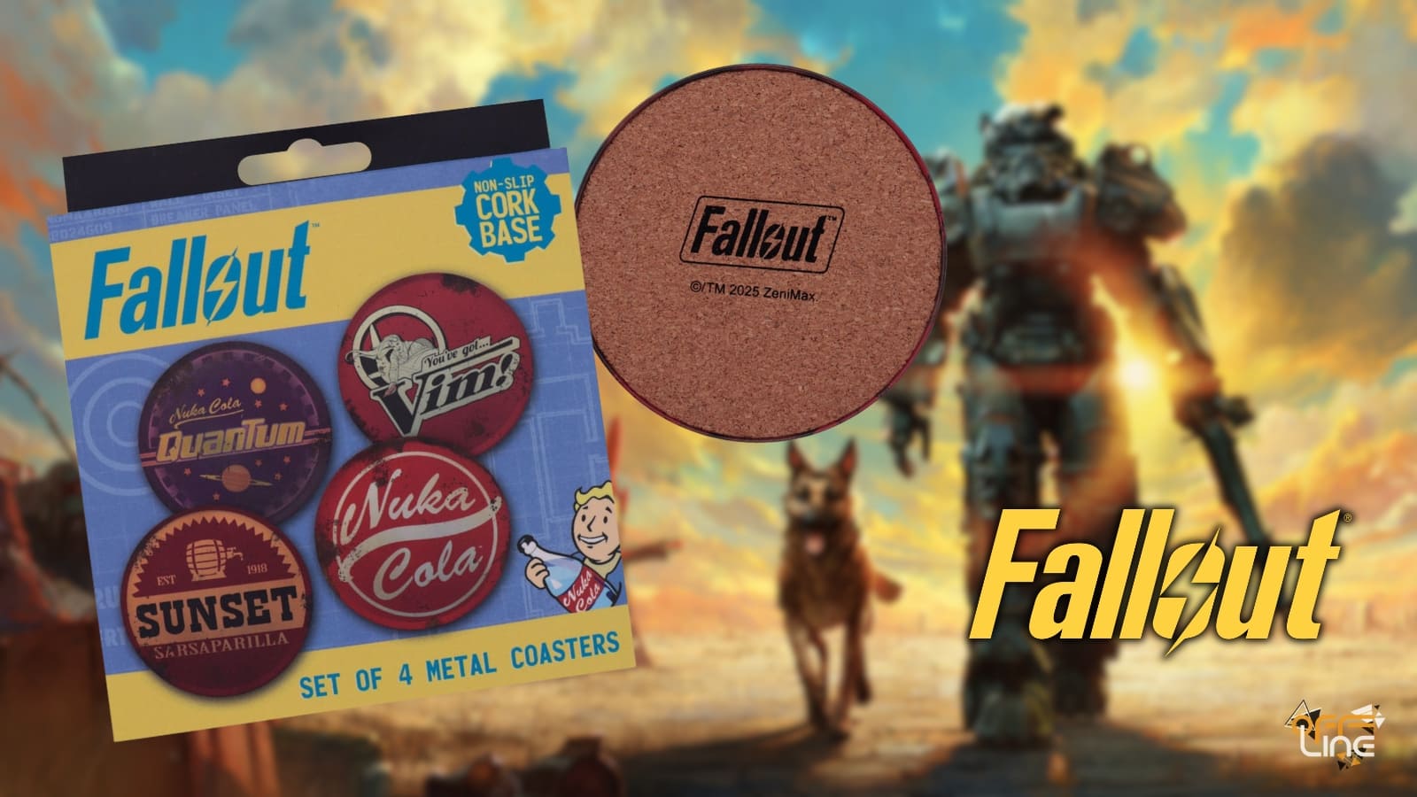 Fallout - Kovové Podtácky