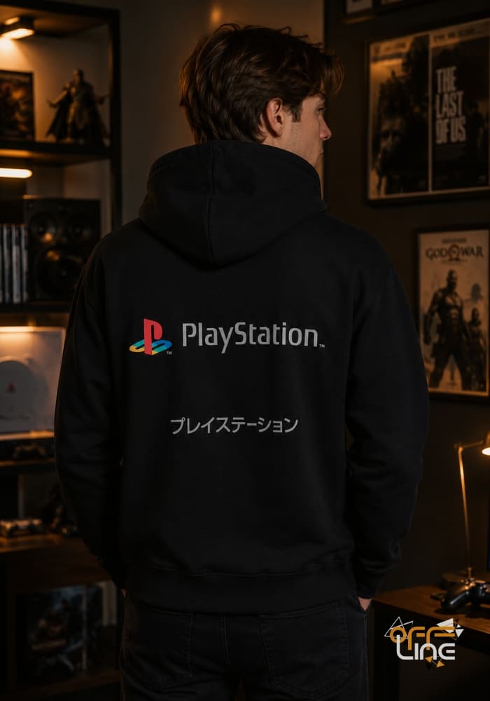Mikina Velké Logo PlayStation | JAPAN