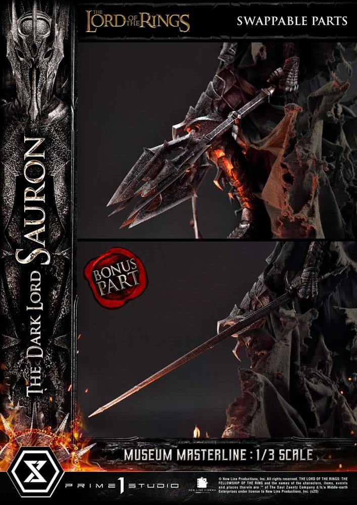 Lord of The Rings - Socha Museum Masterline Series 1:3 The Dark Lord Sauron [Bonus]