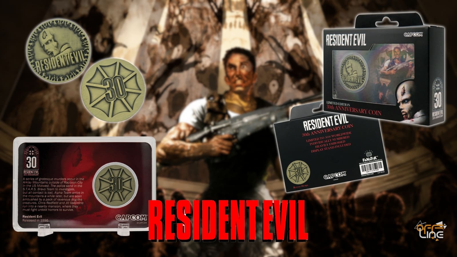 Resident Evil - Sběratelská Mince 30th Anniversary [FaNaTtiK]