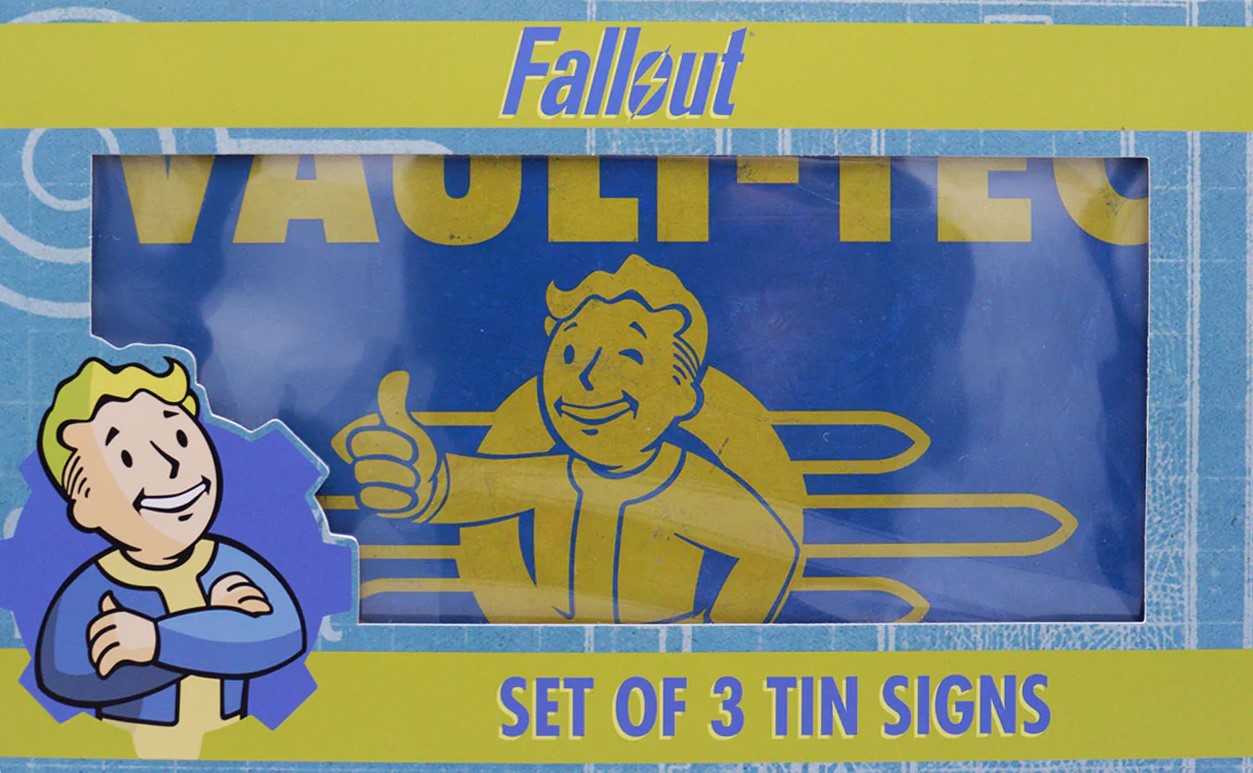 Fallout - 3x Set Plechových Cedulí [FaNaTtiK]