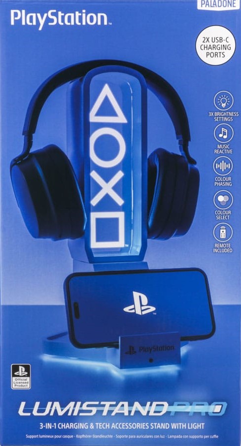 PlayStation - Lampička a Stojan na Sluchátka 3v1