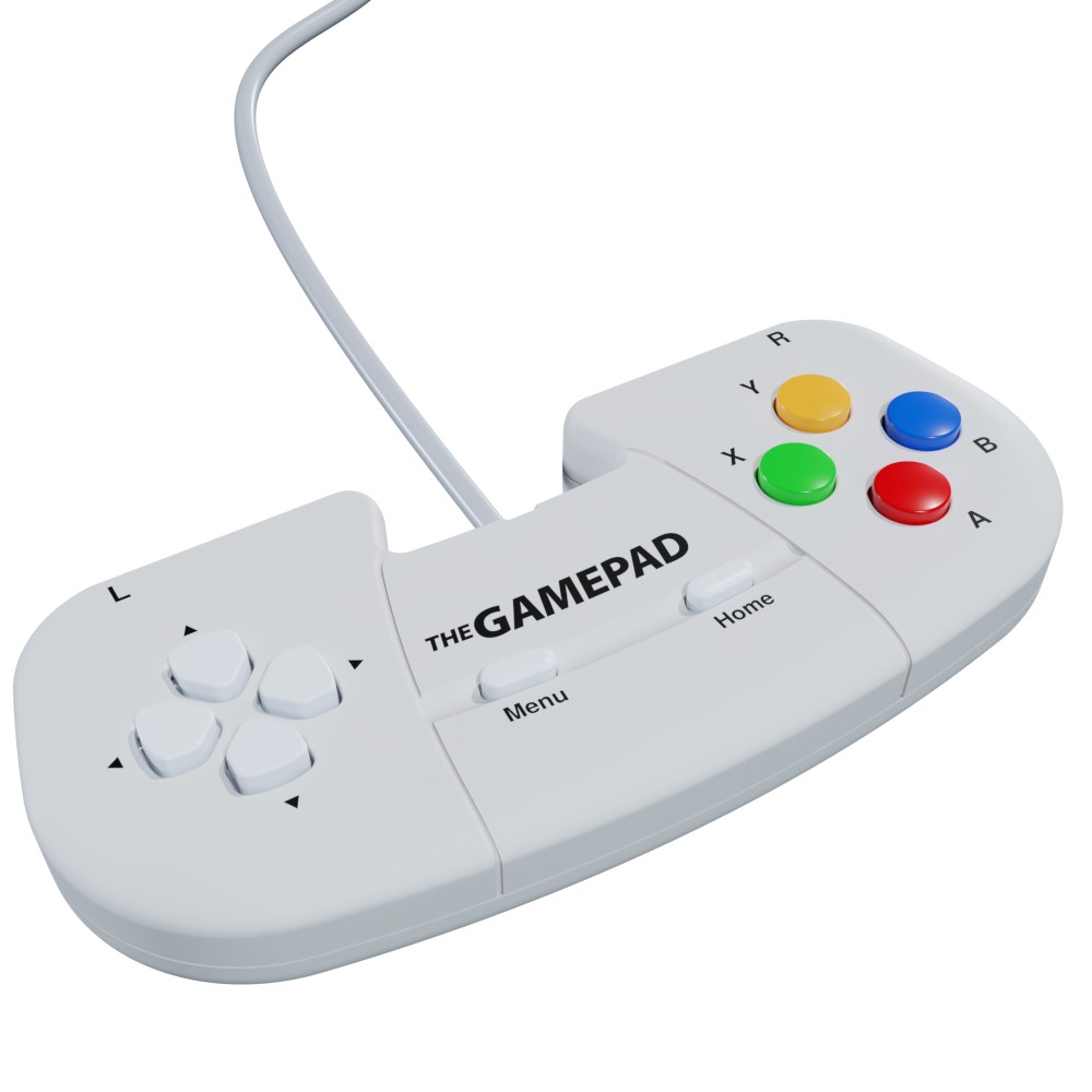 The GAMEPAD - Retro Ovladač White Edition