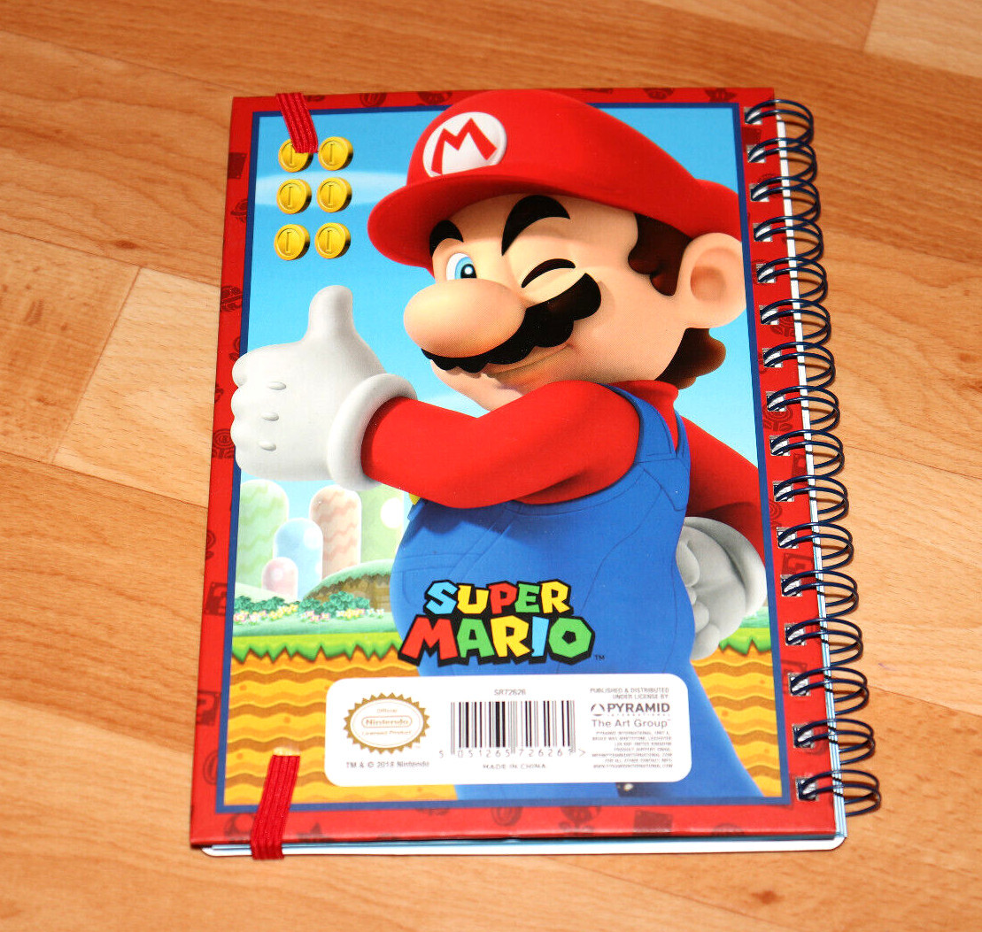 Super Mario - 3D Zápisník A5