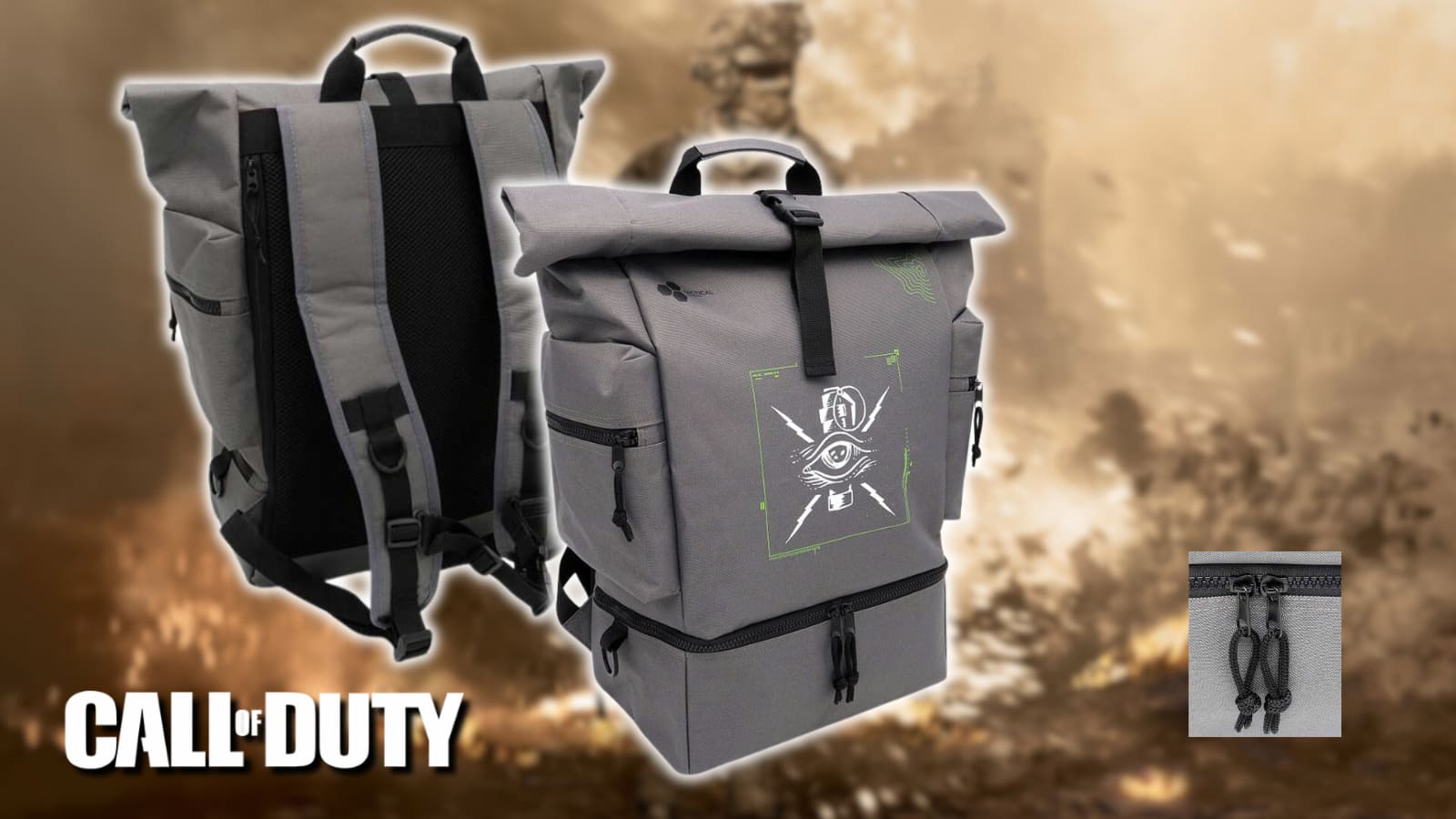 Call of Duty - Rolltop batoh na záda "Warzone"