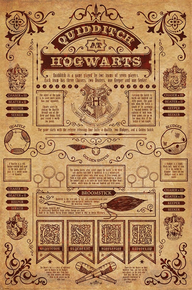 Harry Potter: Plakát Quidditch at Hogwarts