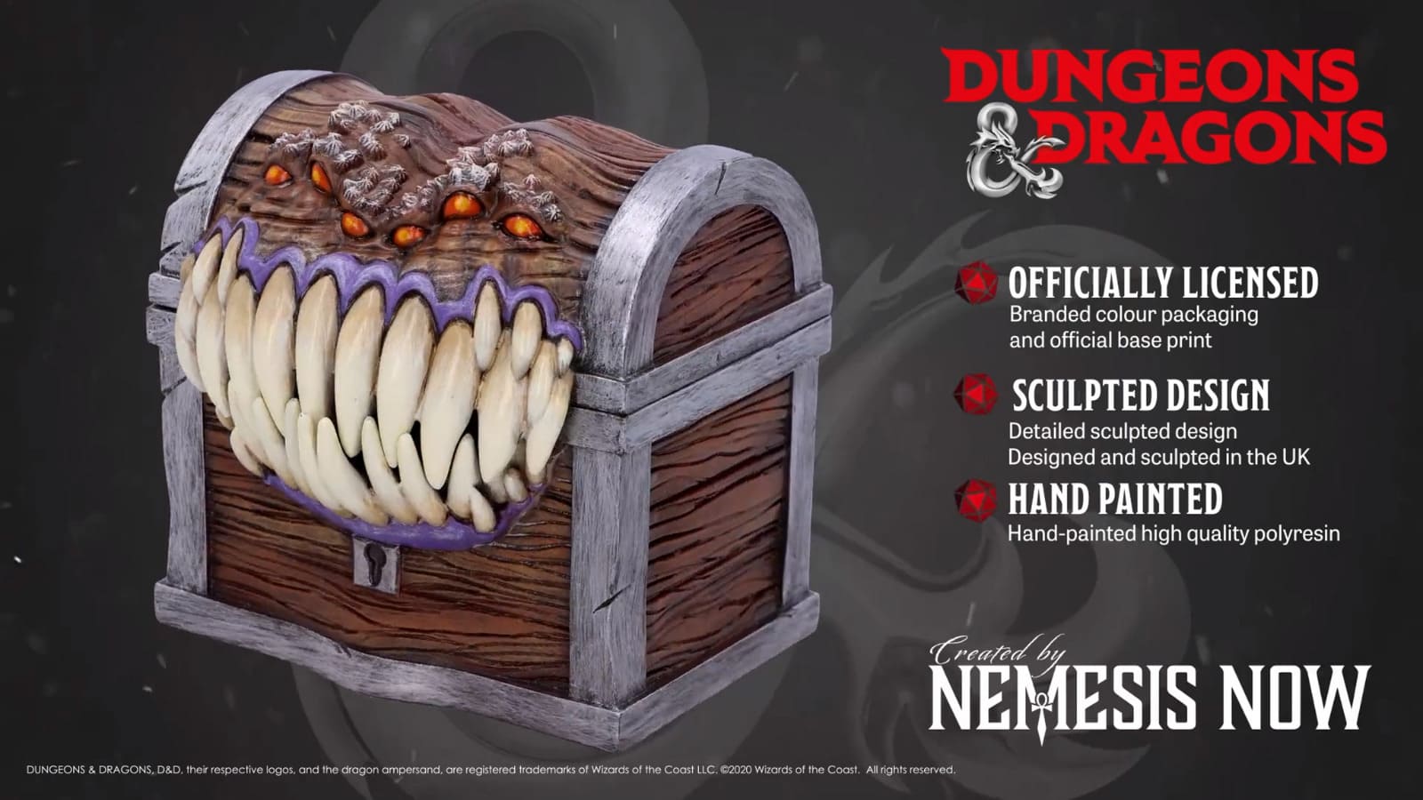 Dungeons & Dragons - Truhla na Kostky "Mimic" [Nemesis Now]