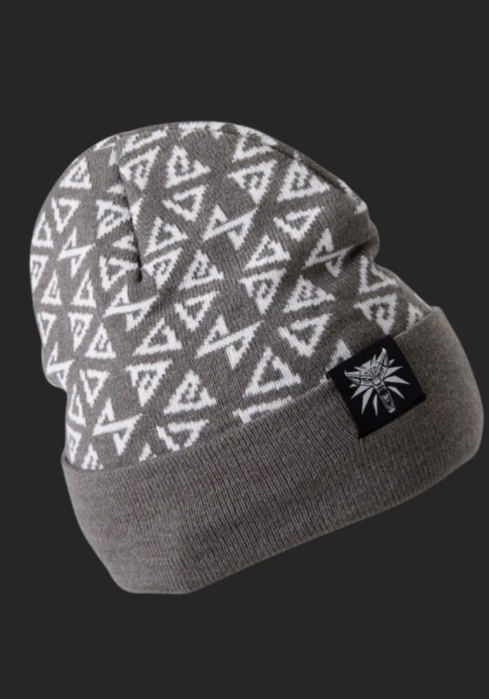 Zaklínač - zimní čepice Logo