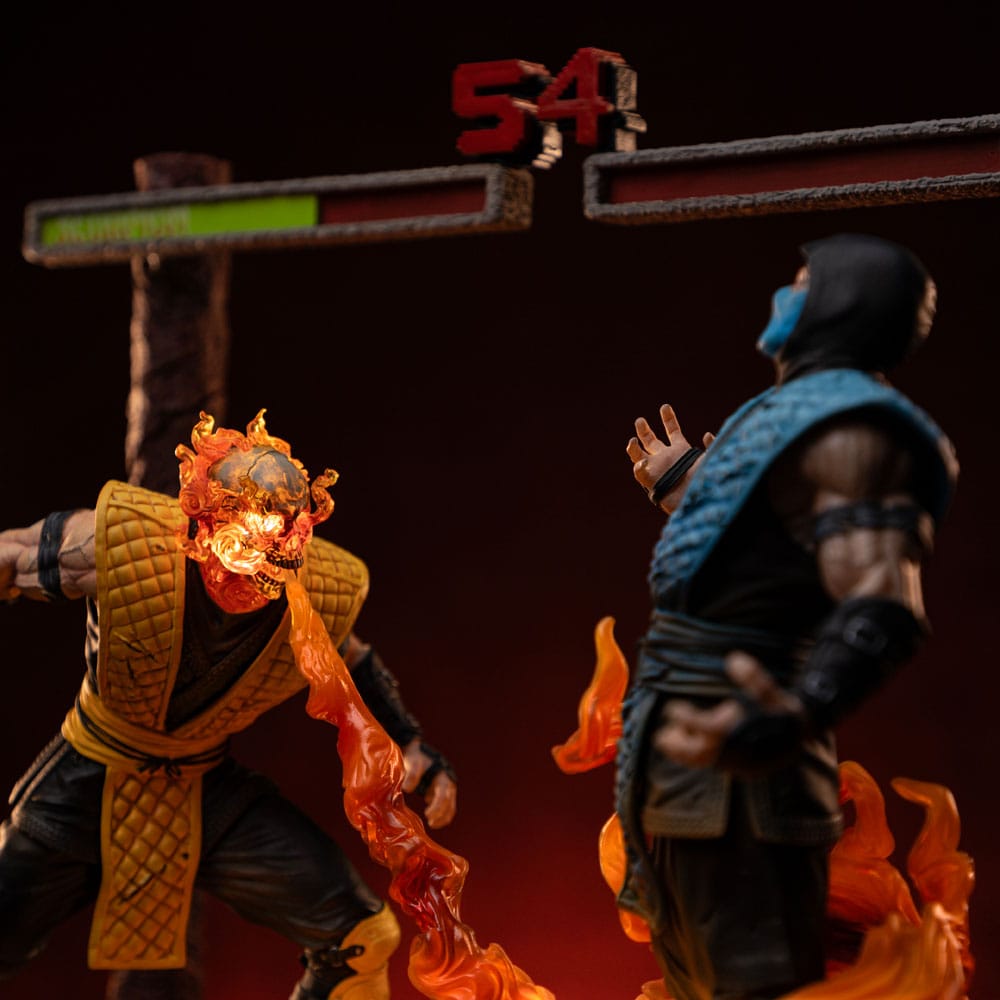 Mortal Kombat - Deluxe art scale 1:10 soška [Scorpion Fatality]