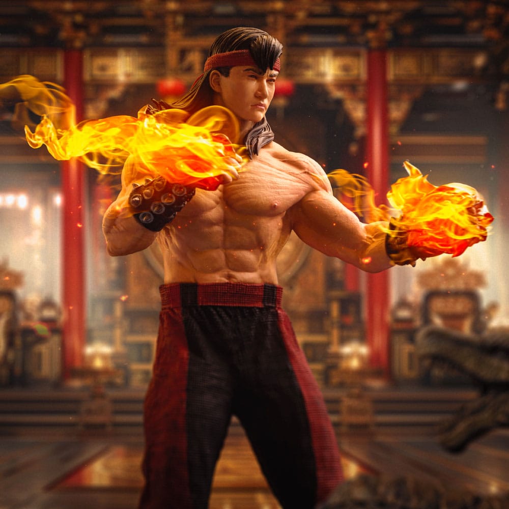 Mortal Kombat - art scale 1:10 soška "Liu Kang"