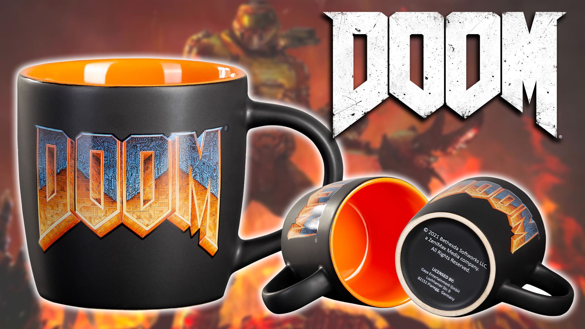 DOOM - Hrnek logo