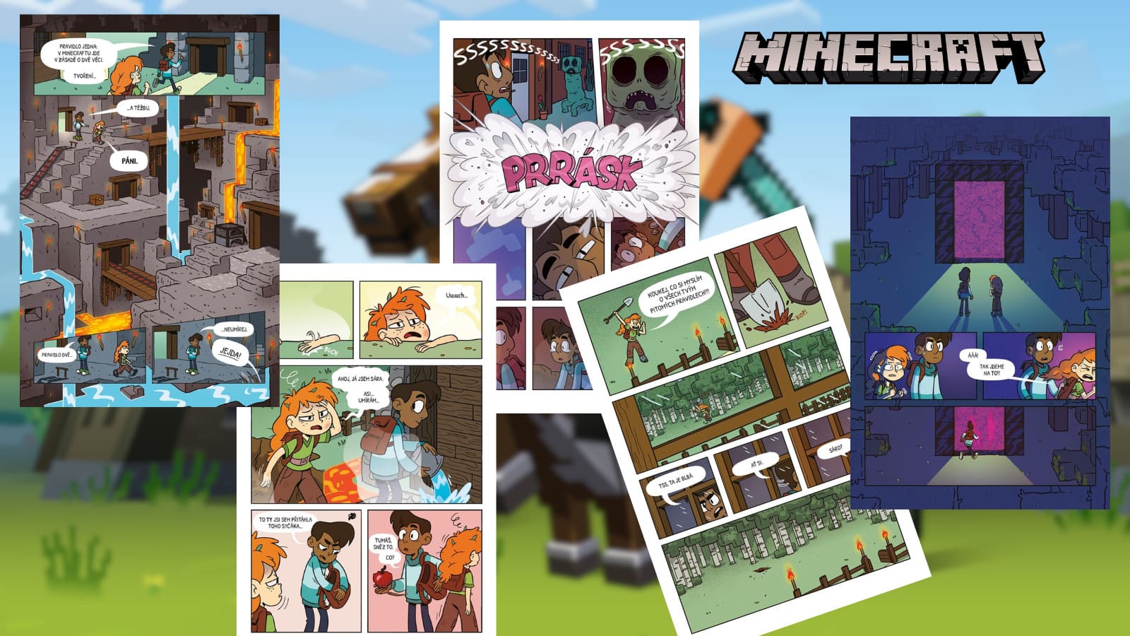 Minecraft: Otevřený svět - Do Netheru Komiks