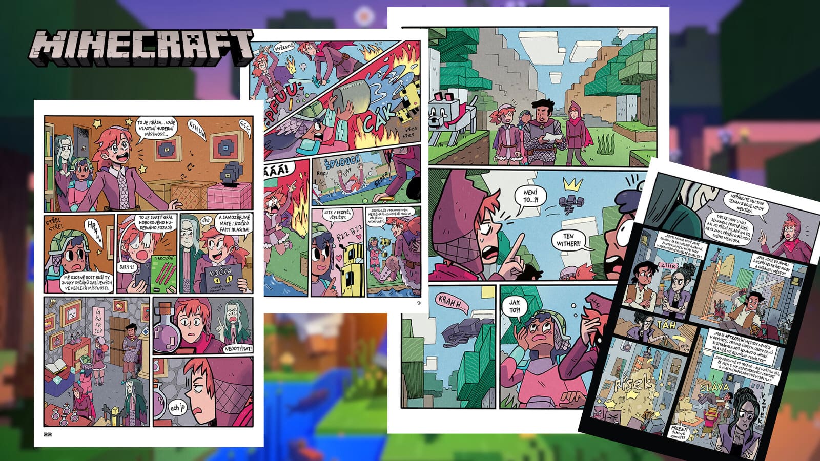 Minecraft: Chodí wither okolo 2 komiks