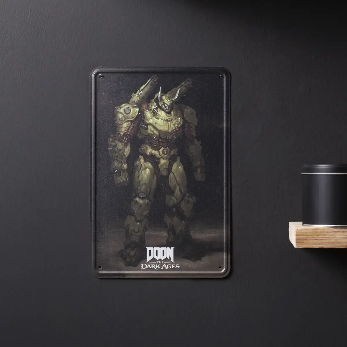 DOOM: The Dark Ages - kovová cedule "Atlan"