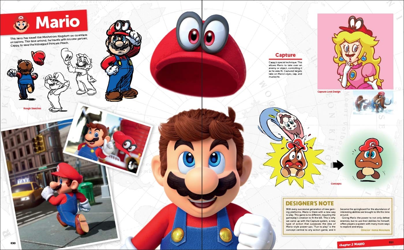 Kniha Super Mario Odyssey Art Book
