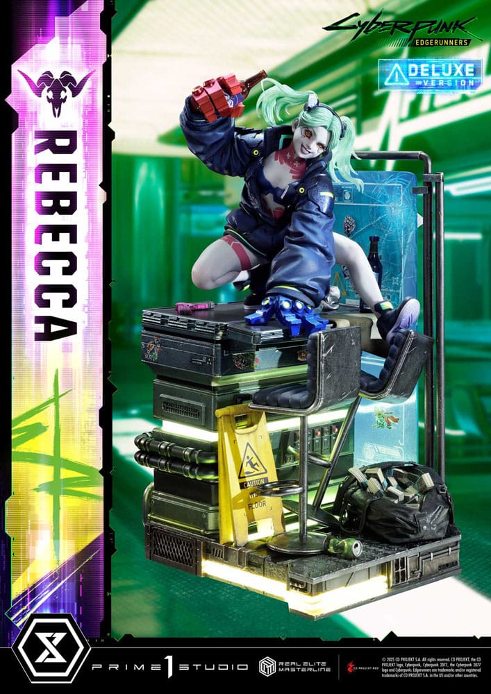 Cyberpunk: Edgerunners - Real Elite Masterline Series Statue 1:4 Rebecca Deluxe Verze (Prime 1 Studio)