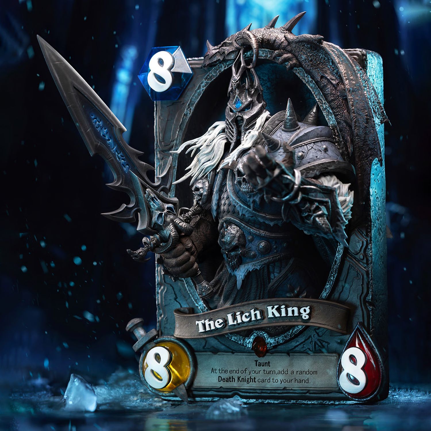 The Lich King - 3D Soška Hearthstone [HEX Collectibles]