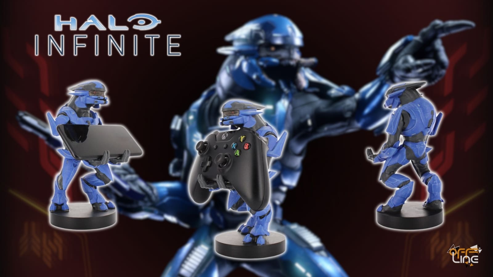 HALO Infinite - Dobíjecí Stojánek "Elite Mercenary" [Cable Guys]