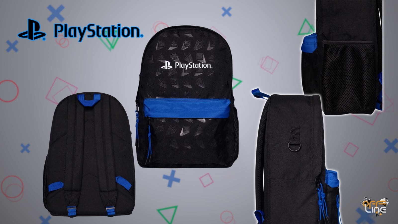 PlayStation - batoh na záda [modrý]