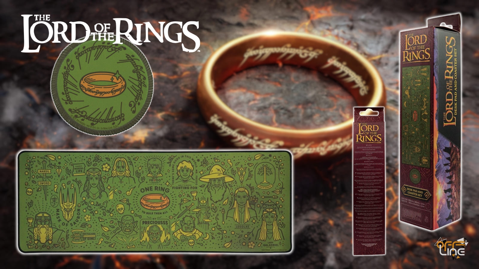 Lord of The Rings - podložka pod myš + podtácek