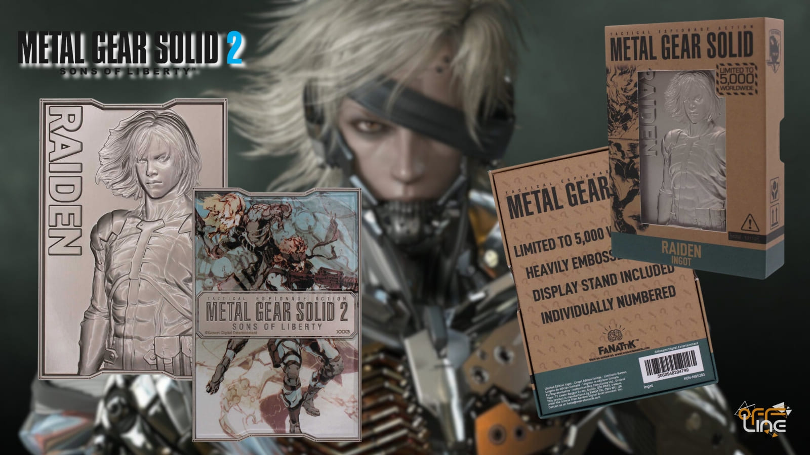 Metal Gear Solid 2 - Ingot Raiden Limited Edition