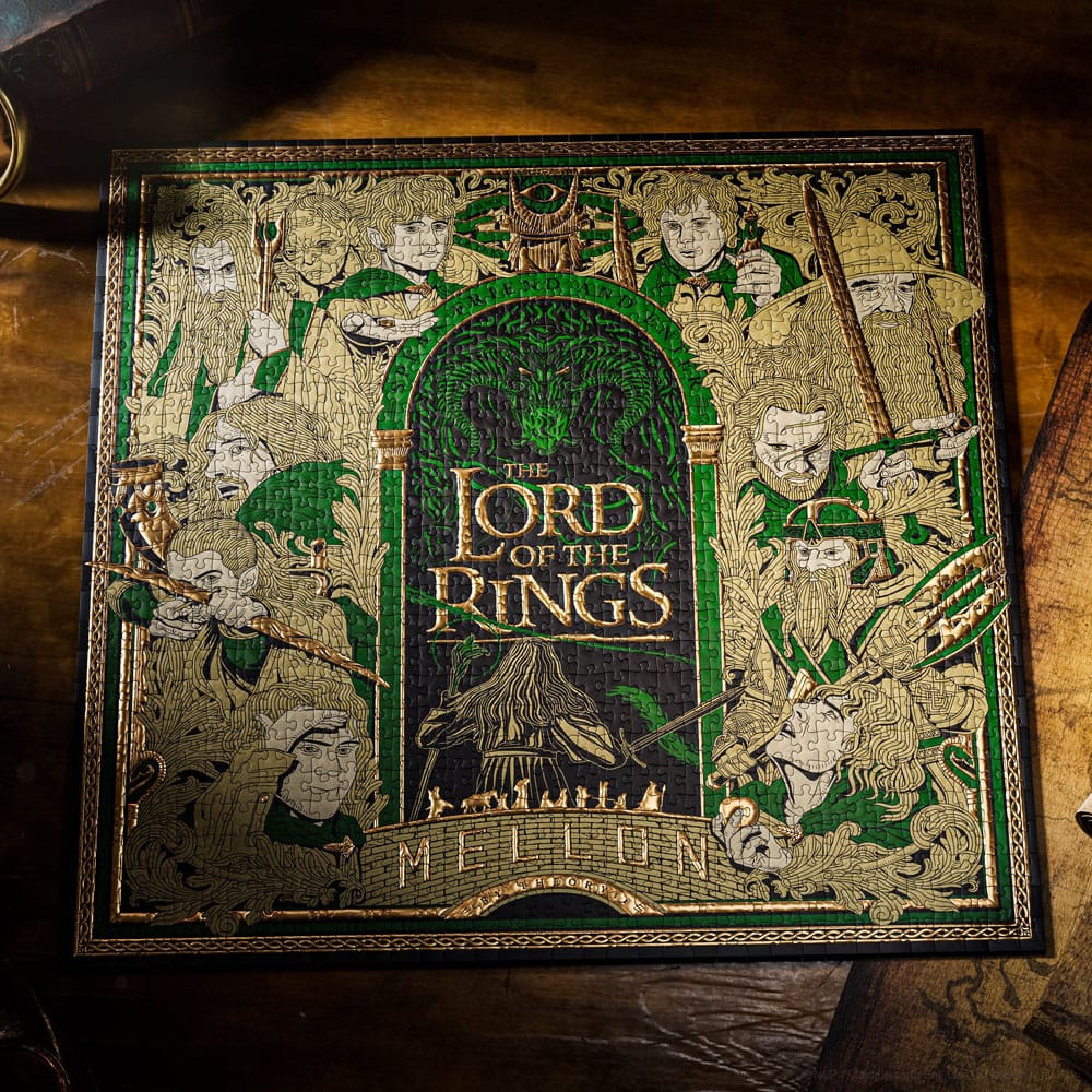 Lord of The Rings - Luxusní Embosované Puzzle 1000pcs