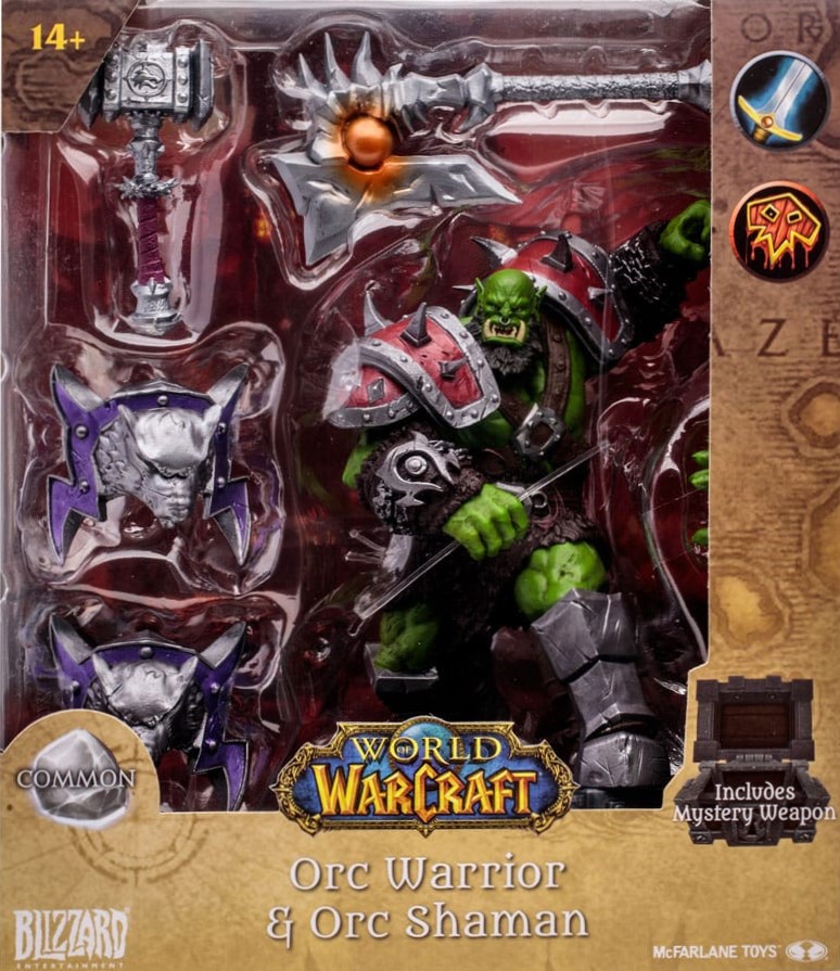 World of Warcraft - Akční Figurka Orc: Shaman|Warrior [McFarlane]