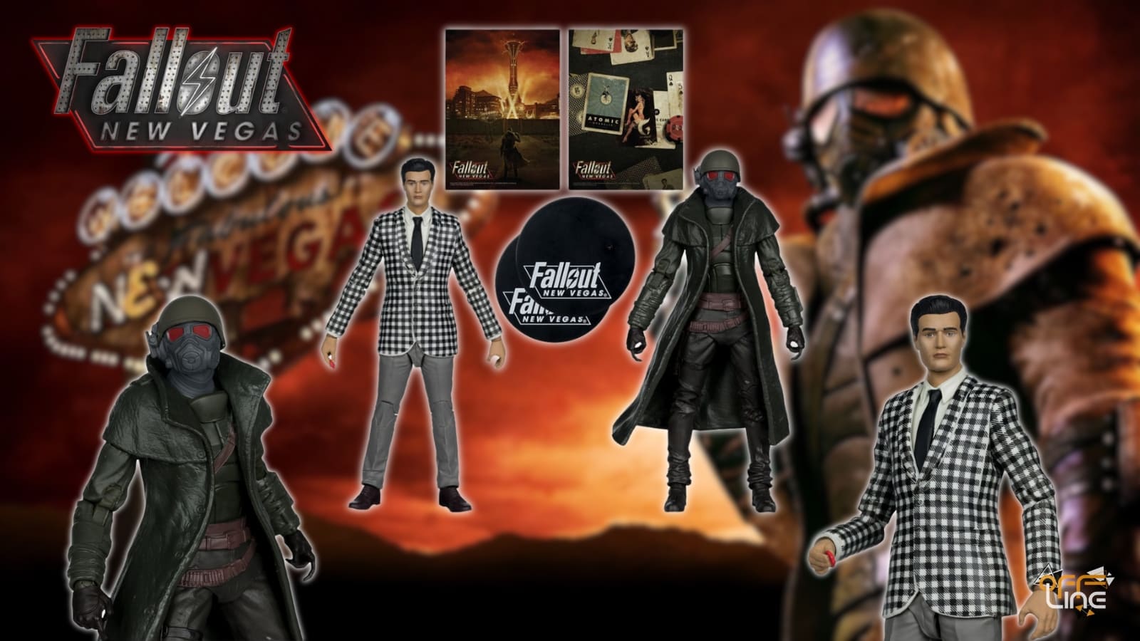 Fallout: New Vegas - Akční Figurka "Riot Ranger Armor & Benny Survivor" [McFarlane]