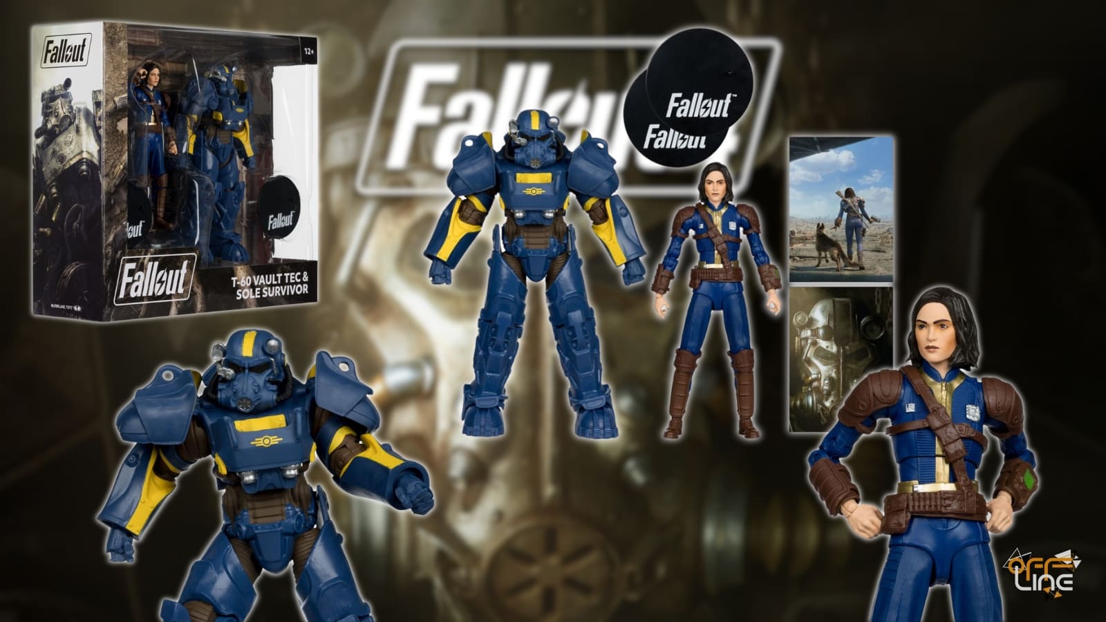 Fallout 4 - Akční Figurka "T-60 Vault Tec & Sole Survivor" [McFarlane]