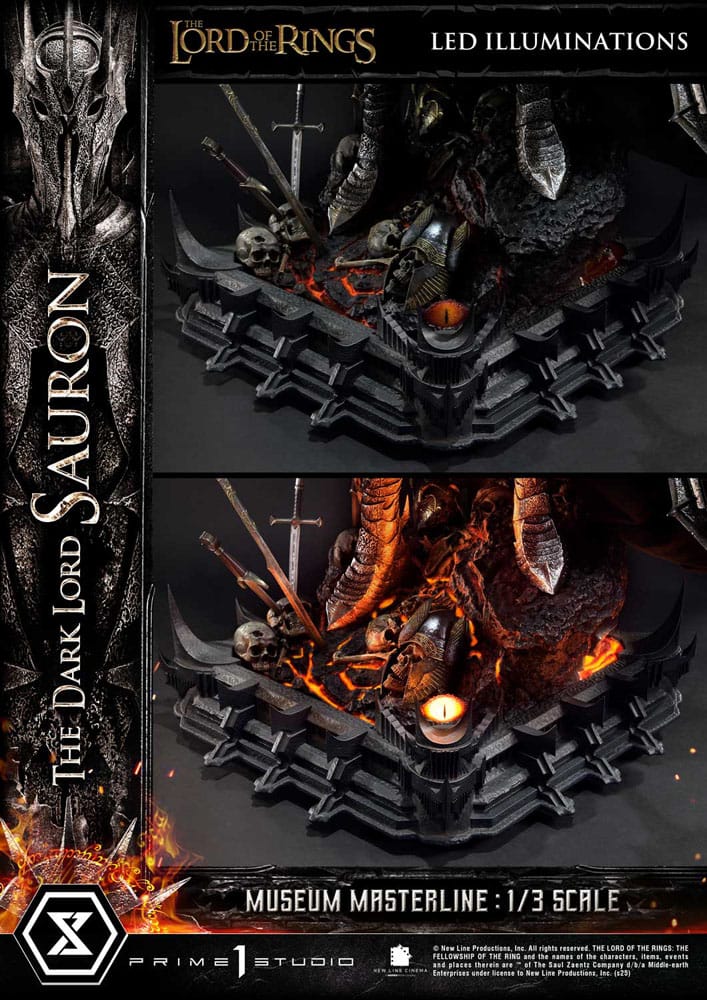 Lord of The Rings - Socha Museum Masterline Series 1:3 The Dark Lord Sauron [Bonus]