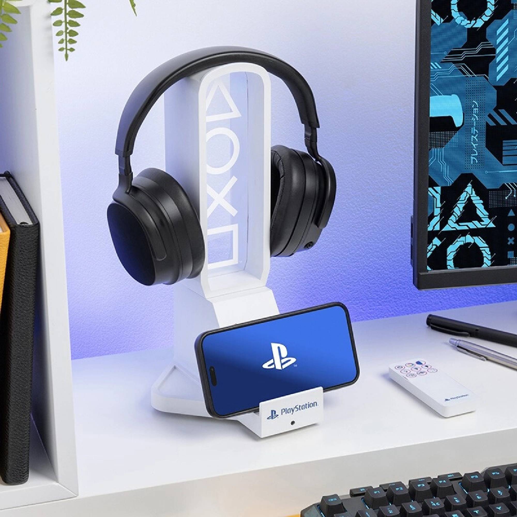 PlayStation - Lampička a Stojan na Sluchátka 3v1