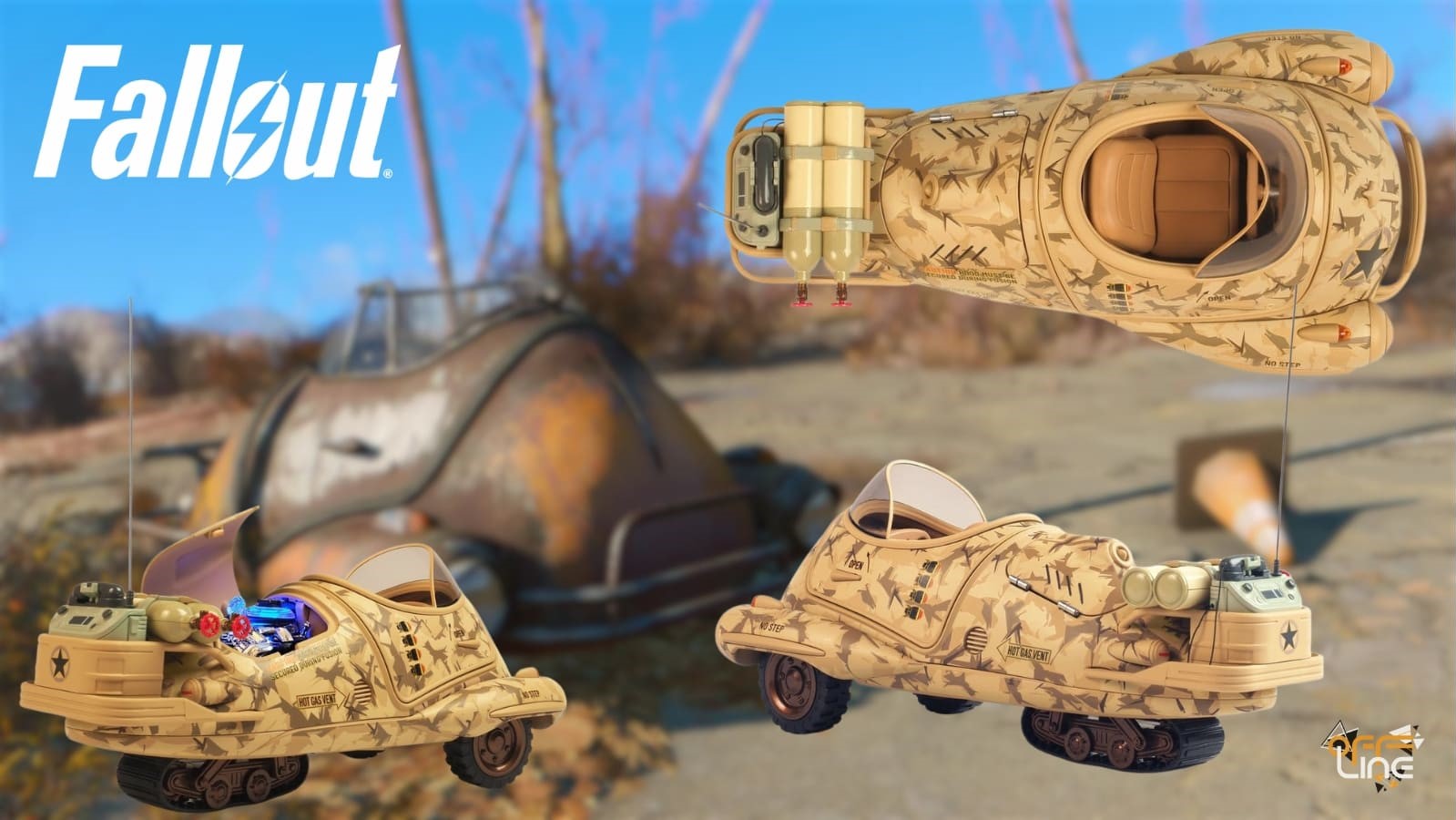 Fallout - Replika Desert Sandtrack Flea