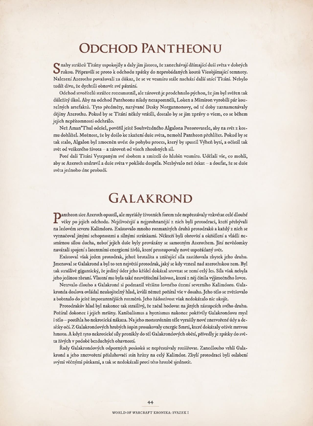 World of Warcraft: Kronika - Svazek 1